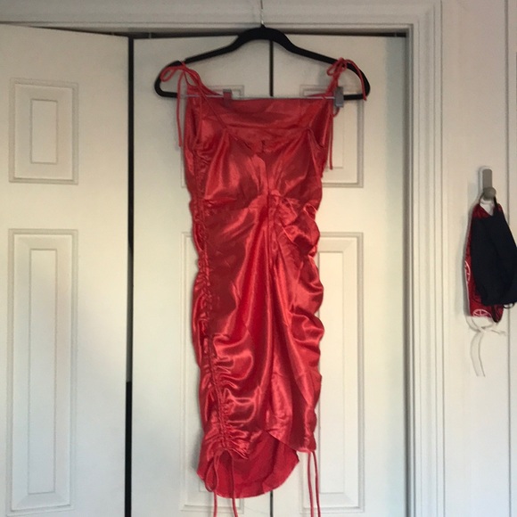 Hello Molly Get Outta Here Dress Coral - Picture 2 of 4